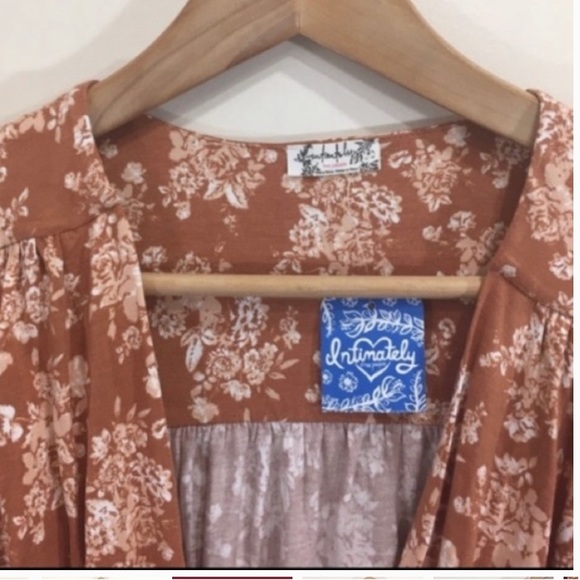 Free People Turnt Sz Medium Bodysuit NWT Burnt Orange Rust - Picture 3 of 3